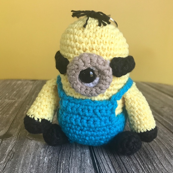 Hand Crafted Other - Handmade Minion Crochet Keychain